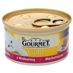 GOURMET GOLD mix mus drób/tuńczyk/wołowina 85g / 24szt